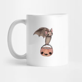 Bat with Halloween Treats Mug